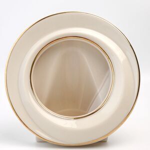 Lenox Fine China — Round 5-1/4" Frame — Ivory & 24k Gold Trim